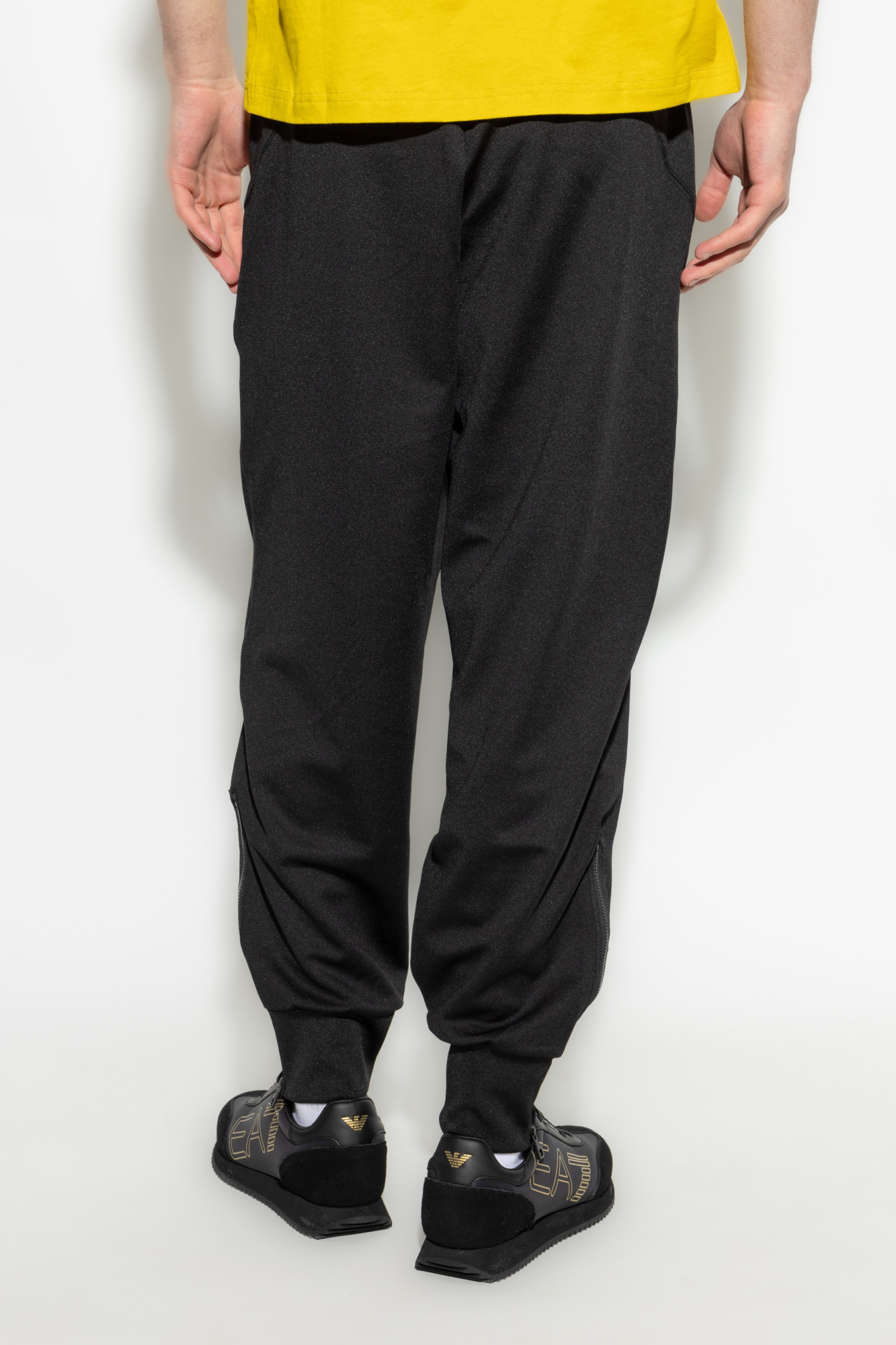EA7 Emporio Armani Pants with logo patch | Men's Clothing